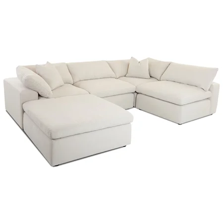 Contemporary 5 pc Modular Sectional Sofa